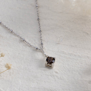 Serenity Star Smoky Quartz Pendant Necklace