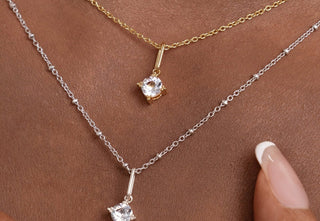 Serenity Star White Topaz Pendant Necklace