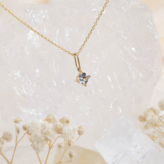 Serenity Star White Topaz Pendant Necklace