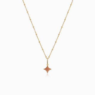 Serenity Star Ember Glow Pendant Necklace