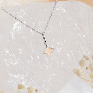 Serenity Star Moonlit Sand Pendant Necklace