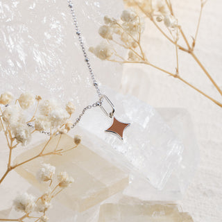 Serenity Star Meteor Flame Pendant Necklace