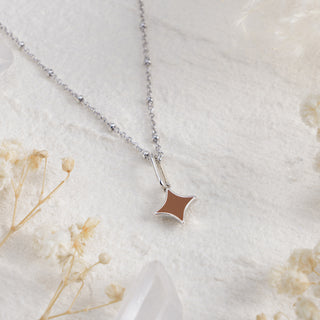 Serenity Star Meteor Flame Pendant Necklace