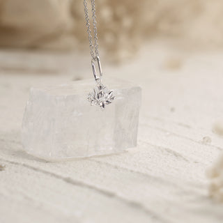 Lotus Flower Pendant Necklace