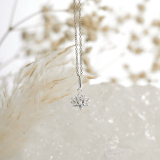 Lotus Flower Pendant Necklace