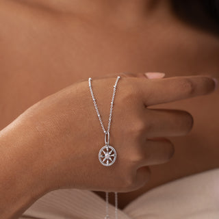 Dharma Wheel Pendant Necklace