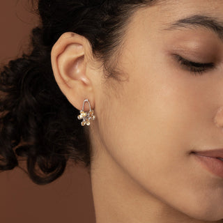 Osmanthus Basket Stud Earrings