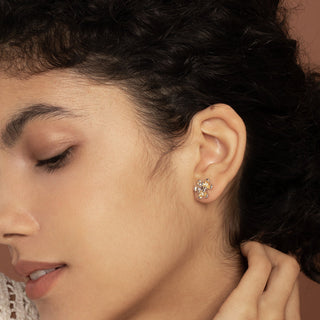 Osmanthus Flower Stud Earrings