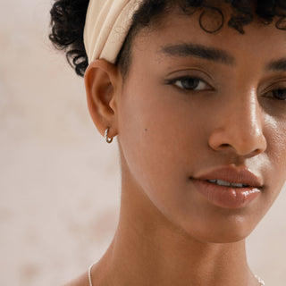 Serenity Star Mini Hoop Earrings