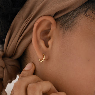 Serenity Star Mini Hoop Earrings