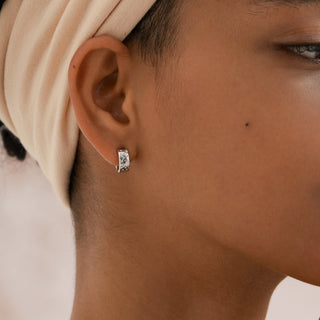 Serenity Star Huggie Earrings