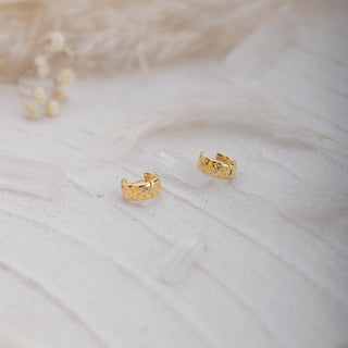 Serenity Star Huggie Earrings