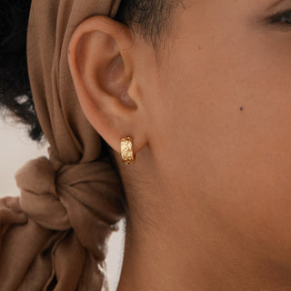 Serenity Star Huggie Earrings