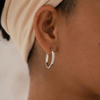 Serenity Star Hoop Earrings