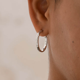 Serenity Star Hoop Earrings