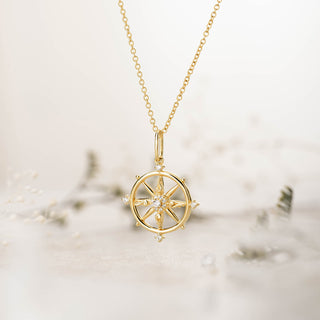 Antler Dharmachakra Pendant Necklace