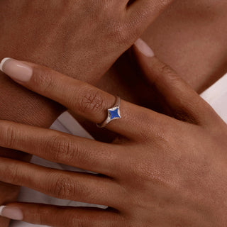 Serenity Star Lapis Lazuli Ring