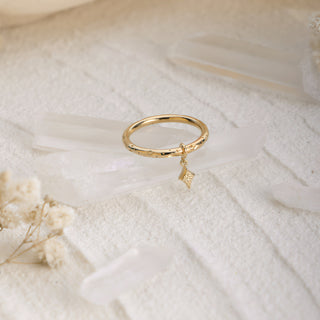 Serenity Star Charm Ring