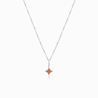 Serenity Star Ember Glow Pendant Necklace