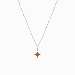 Serenity Star Meteor Flame Pendant Necklace