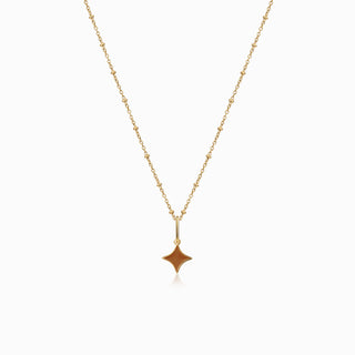 Serenity Star Meteor Flame Pendant Necklace